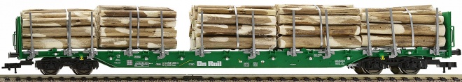 4 axle universal flat car type Rnoos with timber load OnRail<br /><a href='images/pictures/Fleischmann/229917.jpg' target='_blank'>Full size image</a>
